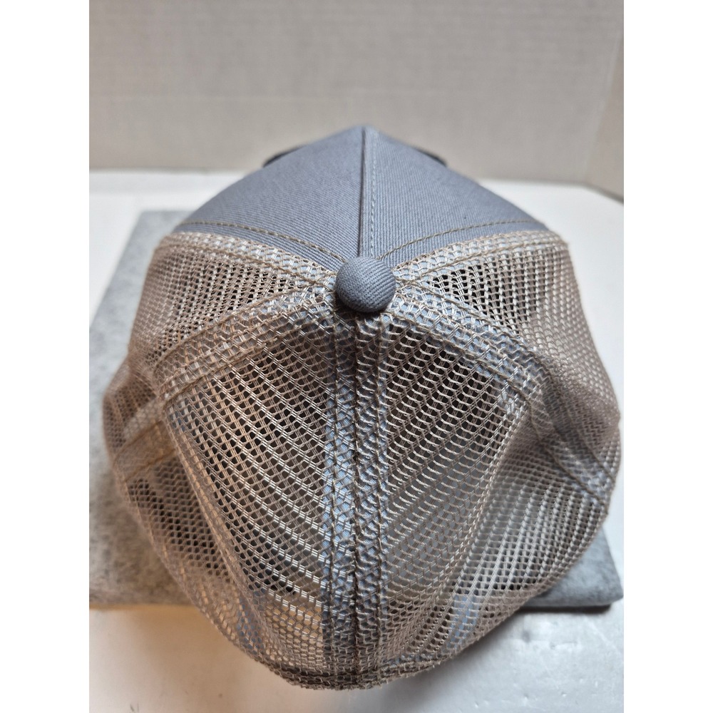 Goorin Bros The Farm Queen Bee Trucker Hat Gray Tan Mesh Snapback Cap - Picture 9 of 15